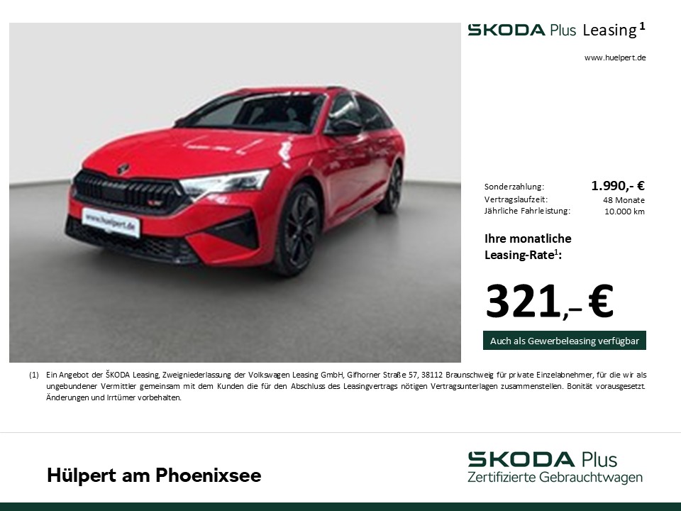 Skoda Octavia Combi 2.0 RS PANO CAM ACC LM18 E-KLAPPE