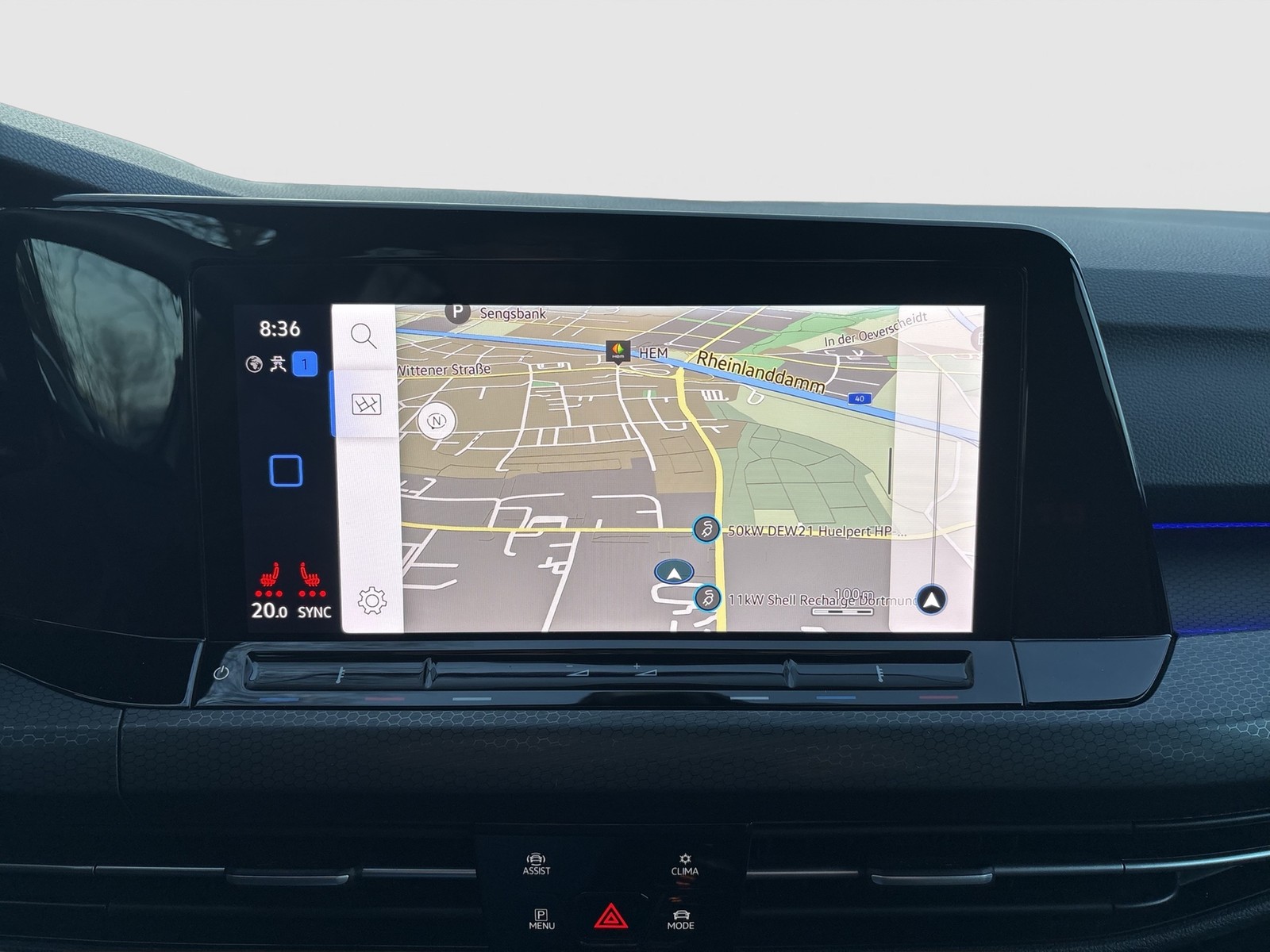 Volkswagen Golf VIII 2.0 GTI CLUBSPORT AKRAPOVIC CAM LM19