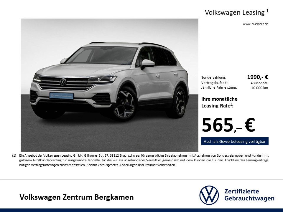 Volkswagen Touareg V6 NEUES MODELL AHK CAM ACC LM19 NAVI