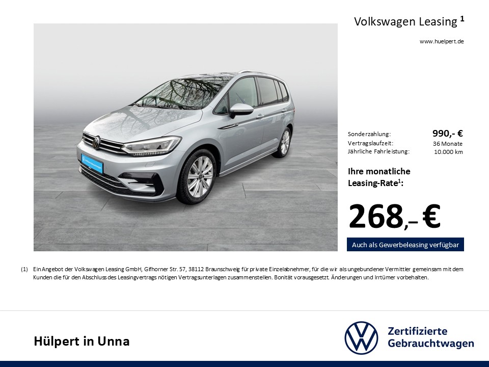 Volkswagen Touran 1.5 R-LINE EXT. CAM ACC LM17 NAVI SITZHZ.
