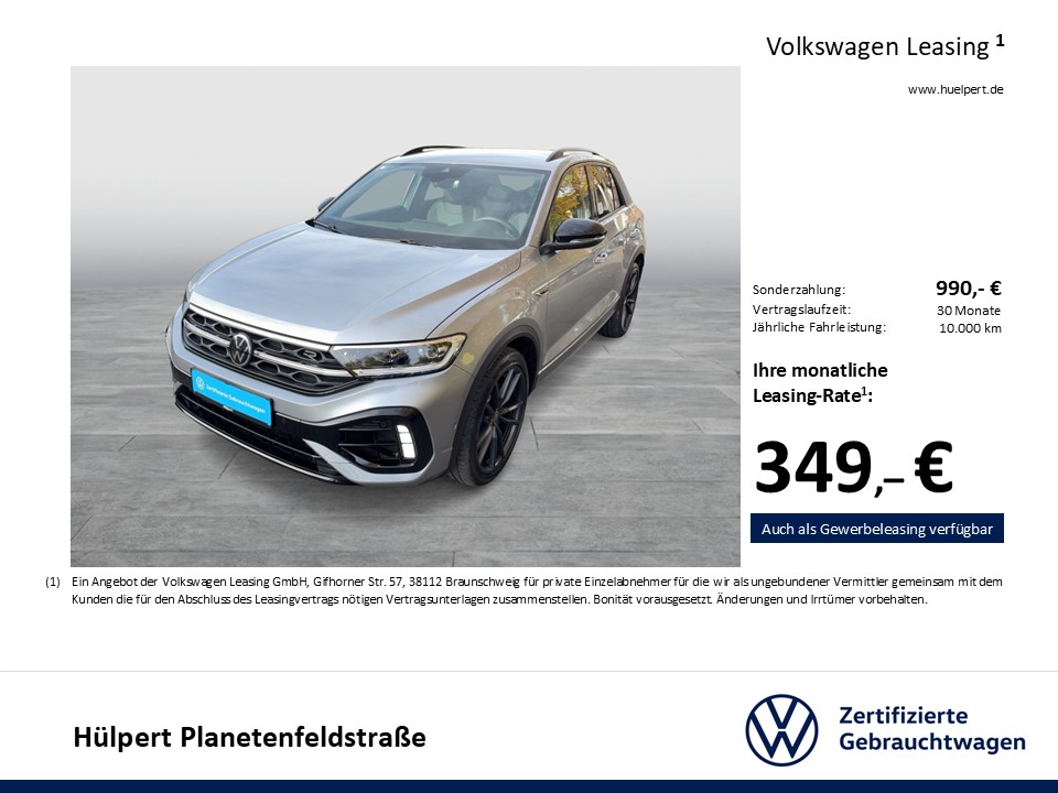 Volkswagen T-Roc 2.0 R BLACK STYLE 4X4 CAM ACC LM19 NAVI