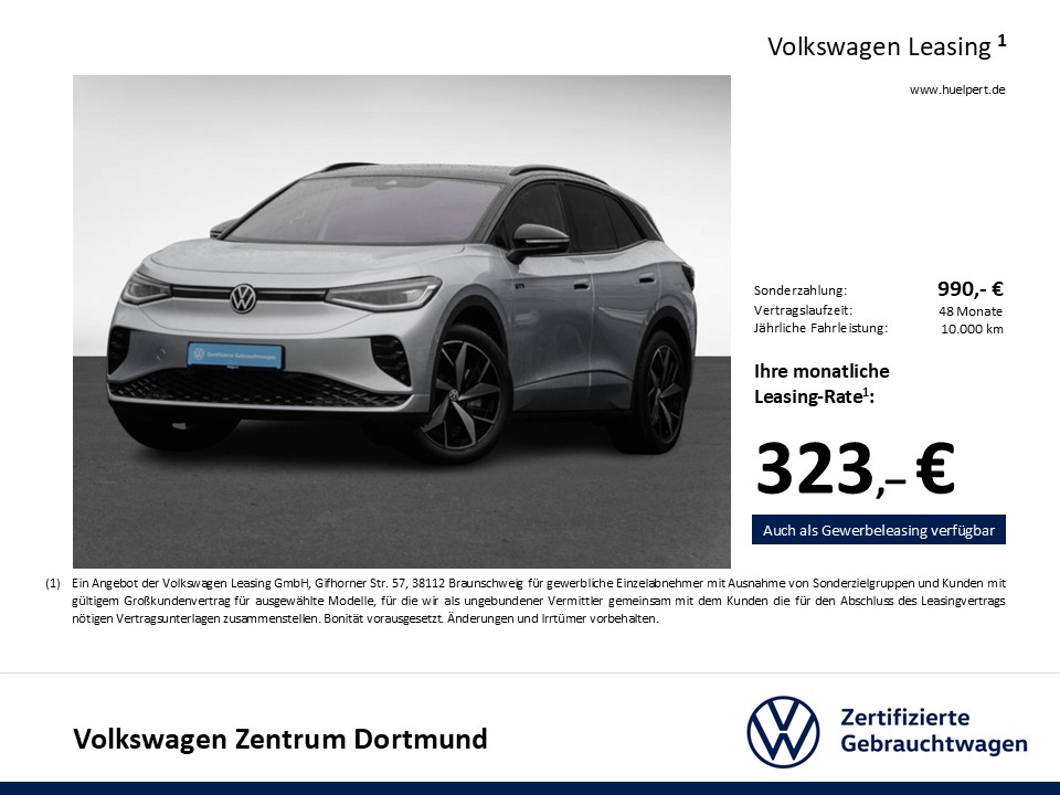 Volkswagen ID.4 GTX 4X4 WÄRMEPUMPE CAM ACC 20Z NAVI CARPLAY