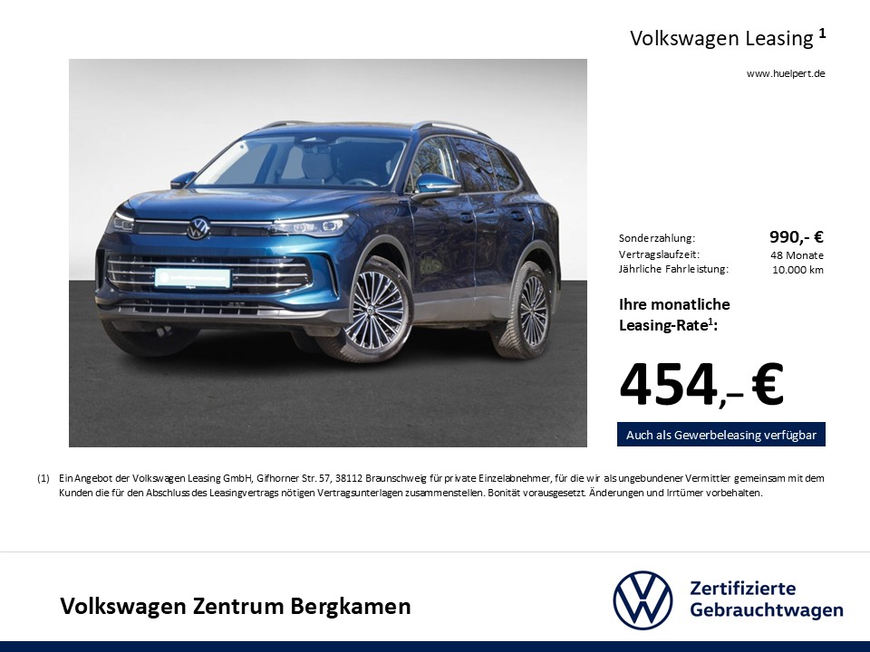 Volkswagen Tiguan 1.5 ELEGANCE NEUESMODELL AHK CAM ACC LM18