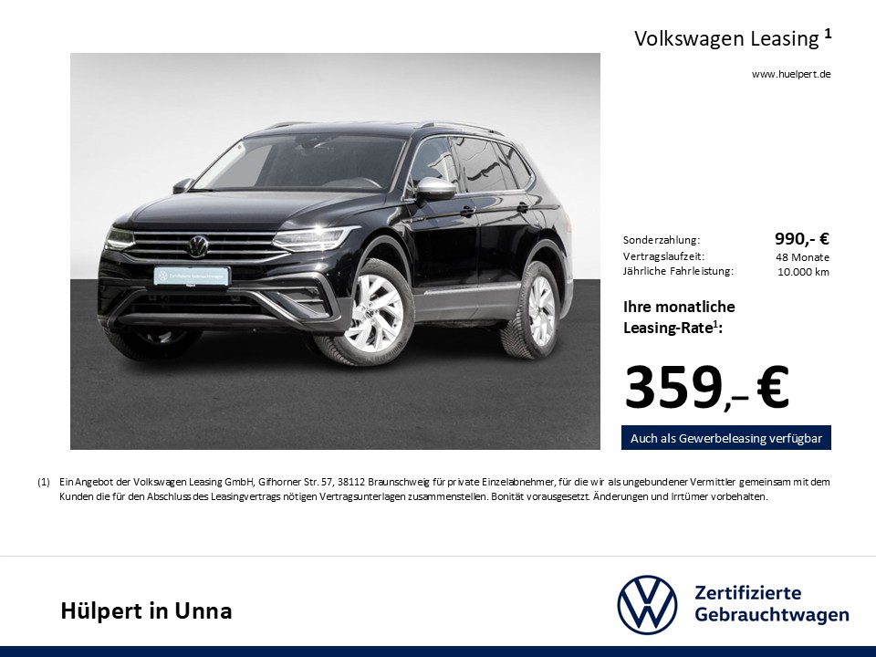 Volkswagen Tiguan Allspace 1.5 LIFE 7SITZE AHK ACC LM18 NAVI