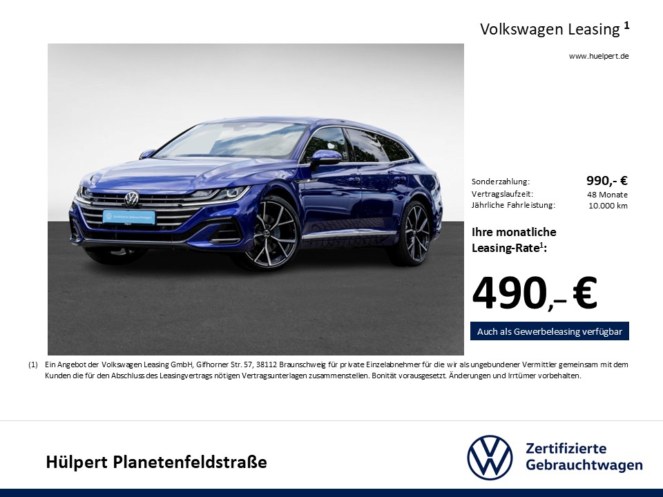 Volkswagen Arteon Shooting Brake 2.0 R-LINE 4X4 AHK LM20