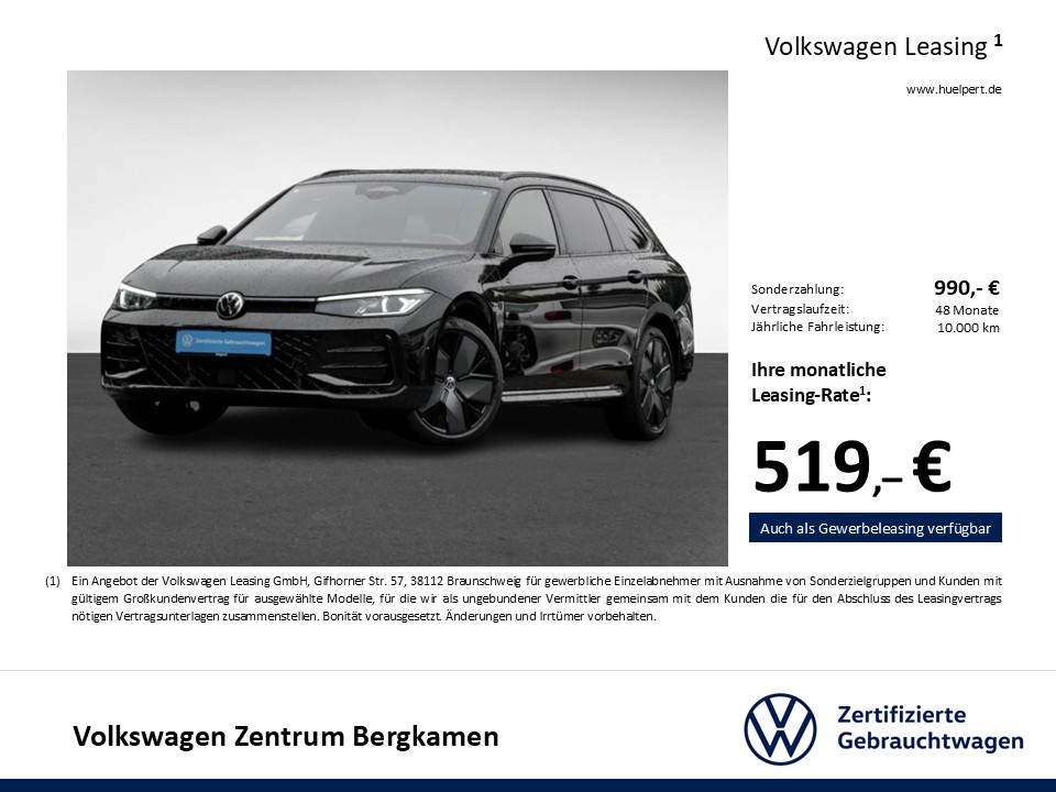 Volkswagen Passat Variant 2.0 R-LINE 4X4 NEUESMODELL AHK 19Z