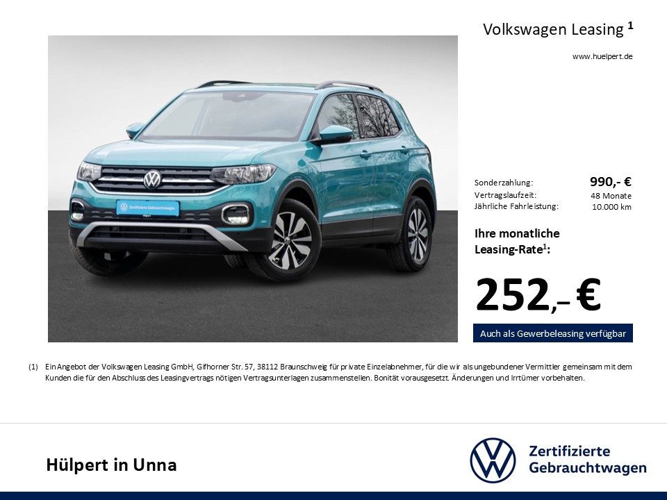Volkswagen T-Cross 1.0 MOVE CAM ACC ALU NAVI SITZHEIZUNG