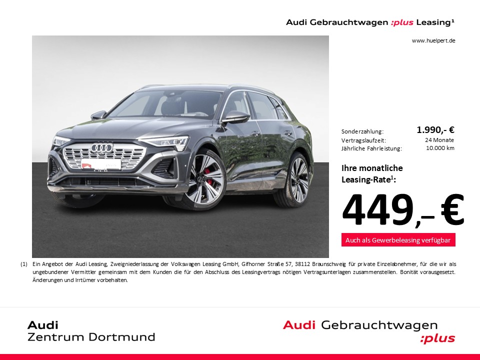 Audi Q8 e-tron 55 quattro S LINE 360°CAM LM22 EKLAPPE