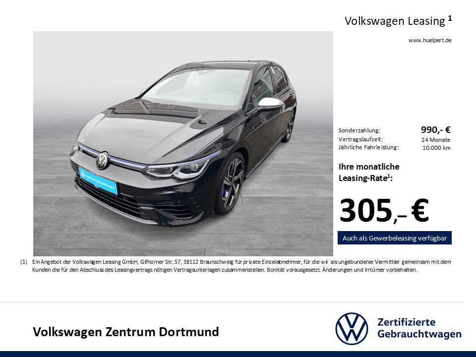 Volkswagen Golf VIII 2.0 R 4X4 PANO AHK CAM ACC LM18 NAVI