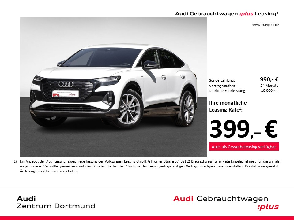 Audi Q4 e-tron Sportback 55 quattro S-LINE AHK LM20