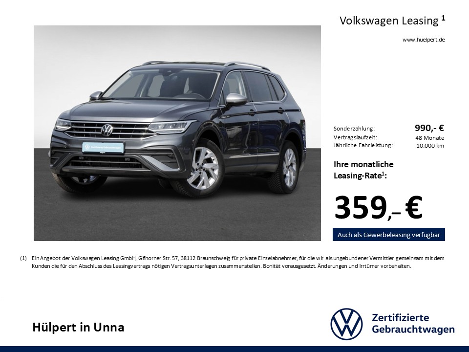 Volkswagen Tiguan Allspace 1.5 LIFE 7SITZE AHK ACC LM18 NAVI