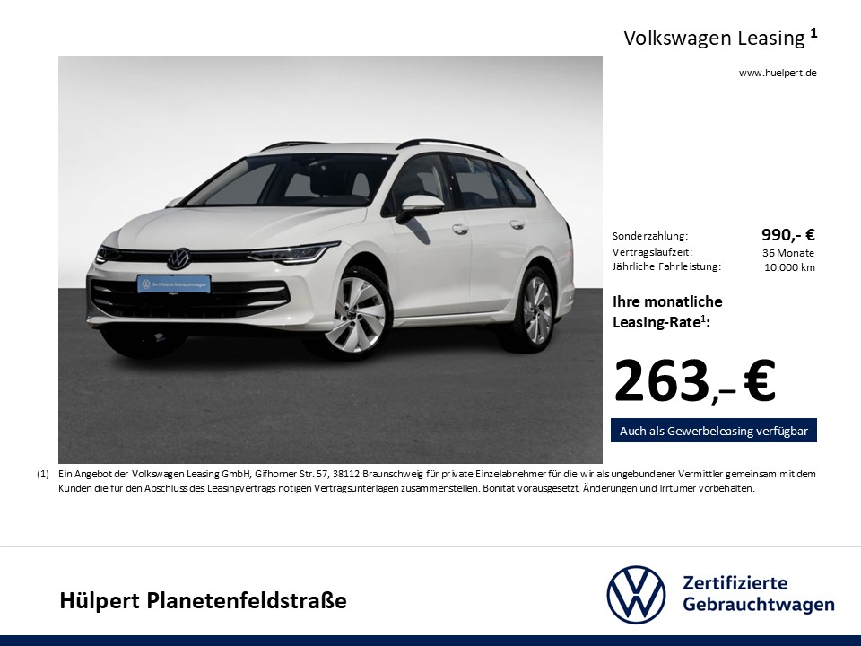 Volkswagen Golf Variant VIII 1.5 eTSI LIFE FACELIFT ACC 17Z