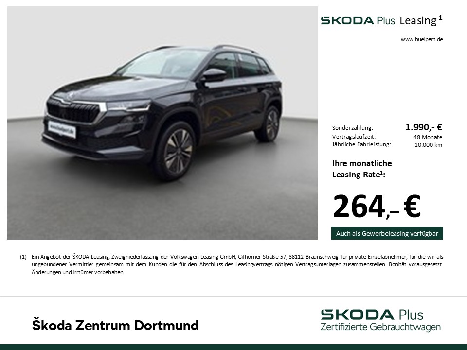 Skoda Karoq 1.5 TOUR PANO AHK 360°CAM ACC EKLAPPE NAVI