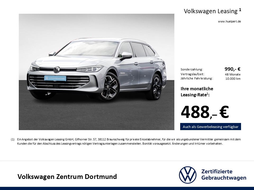 Volkswagen Passat Variant 1.5 HYBRID ELEGANCE PANO AHK LM18