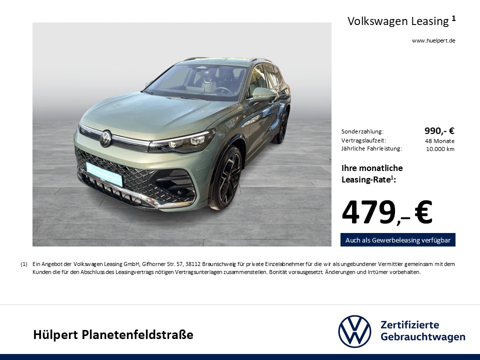 Volkswagen Tiguan 2.0 R-LINE 4X4 NEUES MODELL AHK CAM LM20