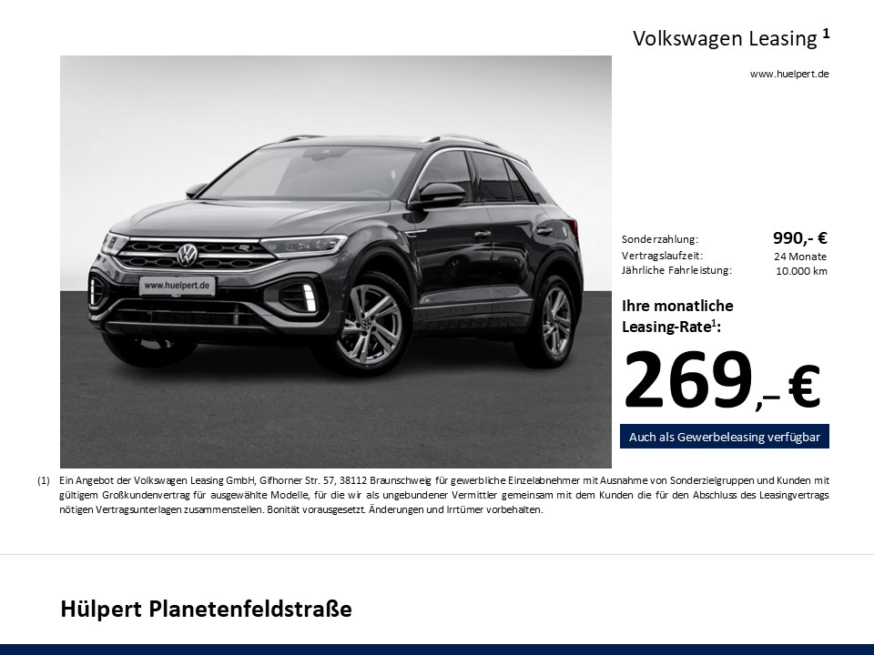 Volkswagen T-Roc 2.0 R-LINE AHK CAM ACC LM17 NAVI CARPLAY