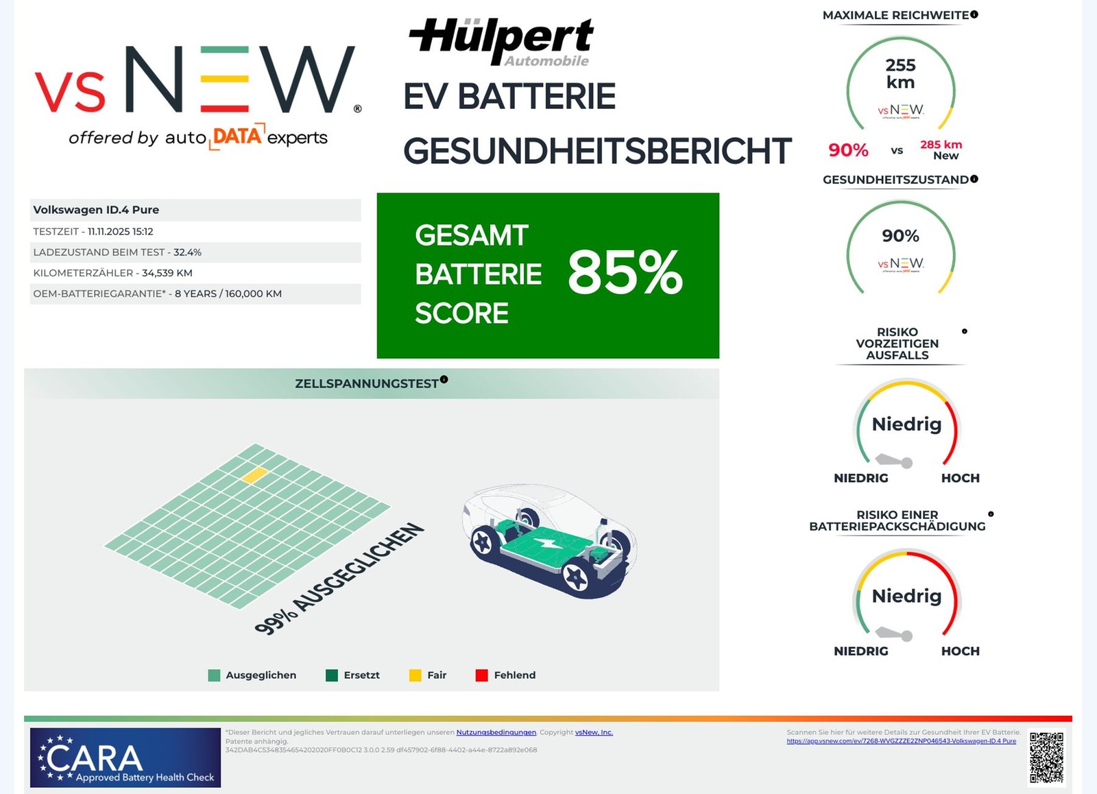 Volkswagen ID.4 PURE NAVI CARPLAY SITZHEIZUNG LED