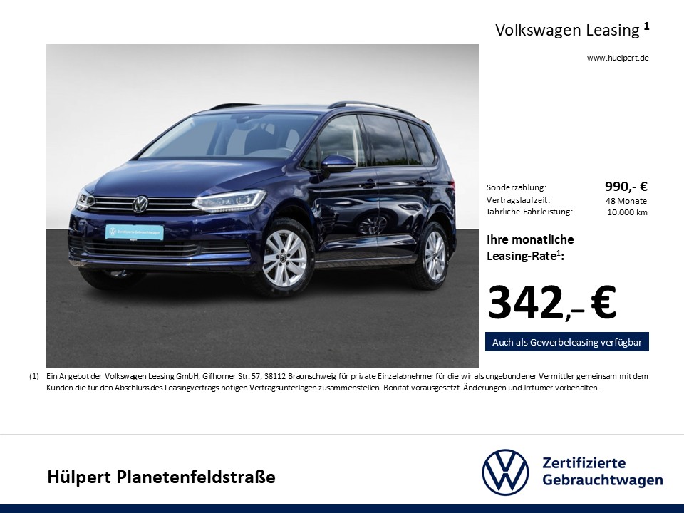 Volkswagen Touran 2.0 COMFORTLINE 7SITZE CAM E-KLAPPE NAVI