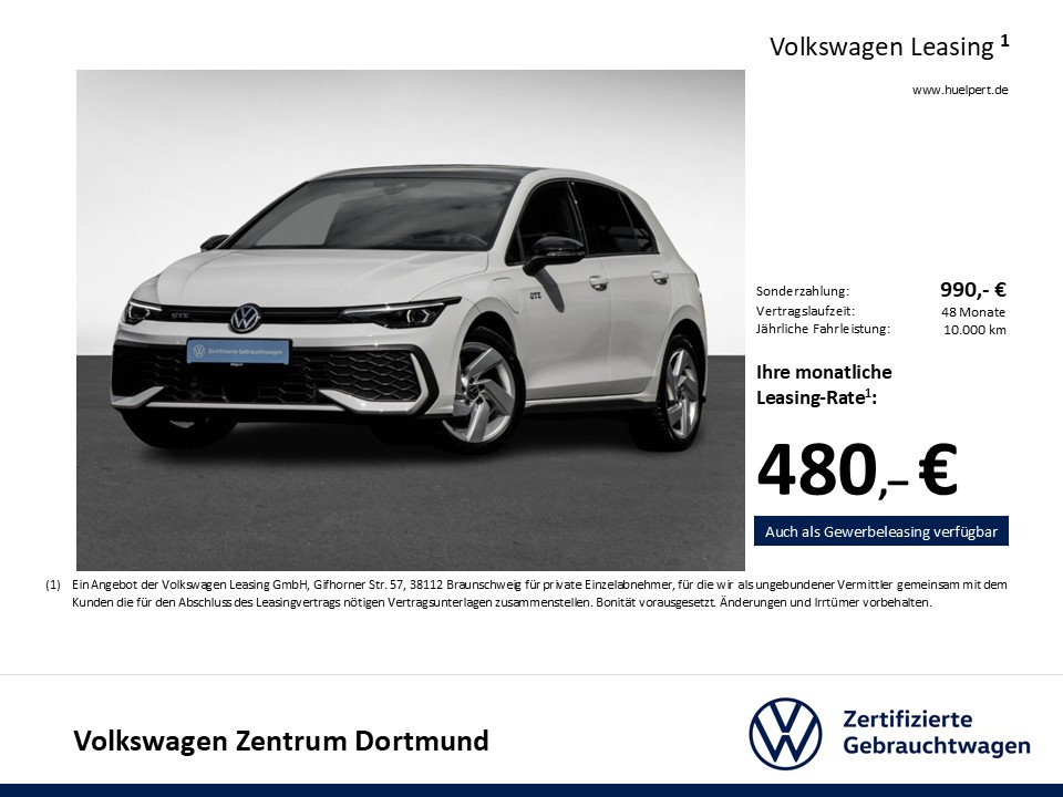 Volkswagen Golf VIII 1.5 HYBRID GTE FACELIFT AHK CAM ACC