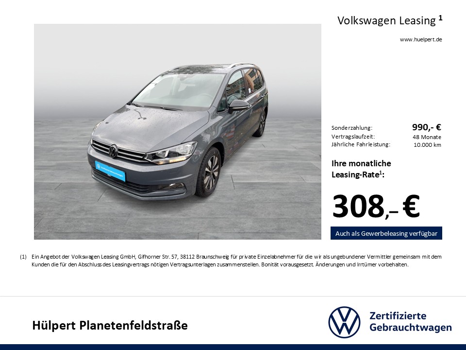 Volkswagen Touran 2.0 GOAL 7SITZE AHK CAM ACC ALU E-KLAPPE