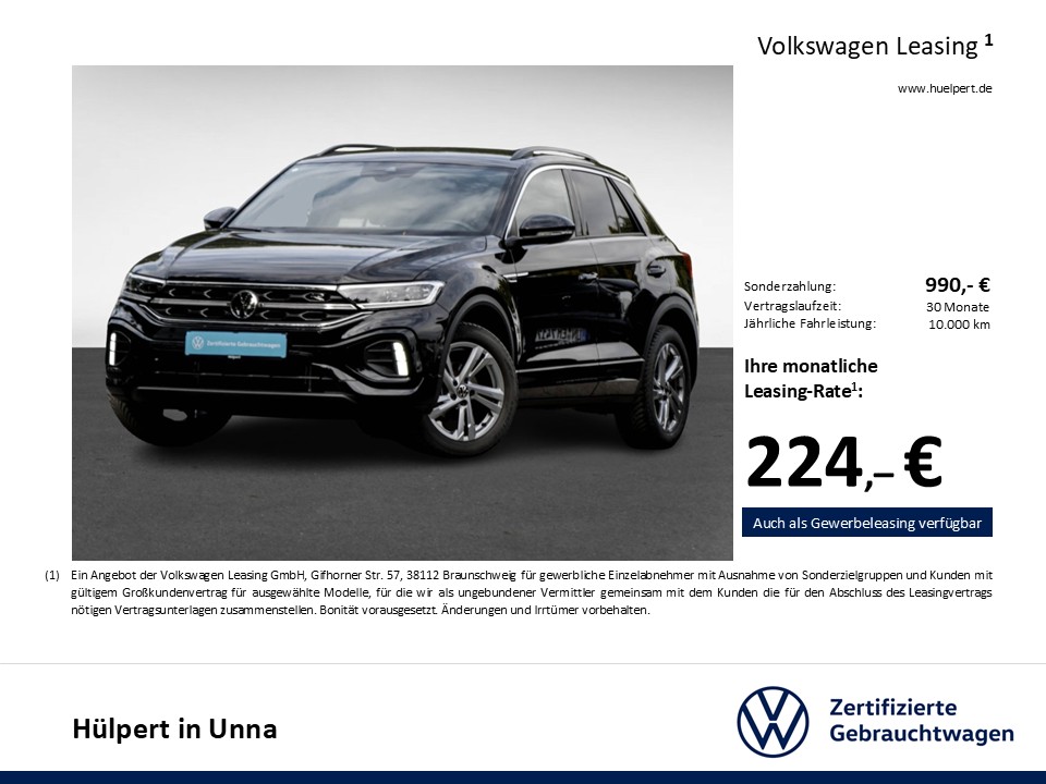Volkswagen T-Roc 1.0 R-LINE CAM ACC LM17 NAVI SITZHEIZUNG