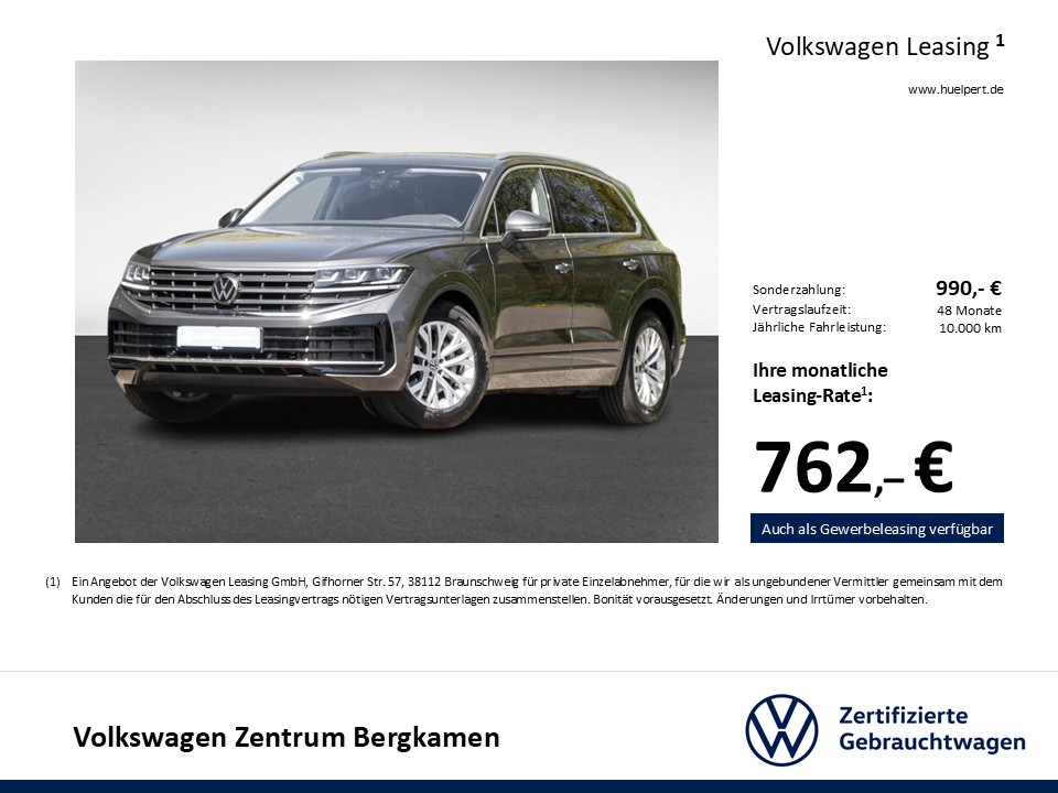 Volkswagen Touareg V6 Elegance 4X4 CAM SITZHEIZUNG LED ALU