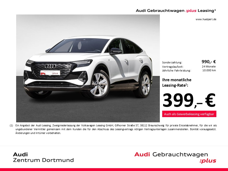 Audi Q4 e-tron Sportback 55 quattro S LINE AHK LM20