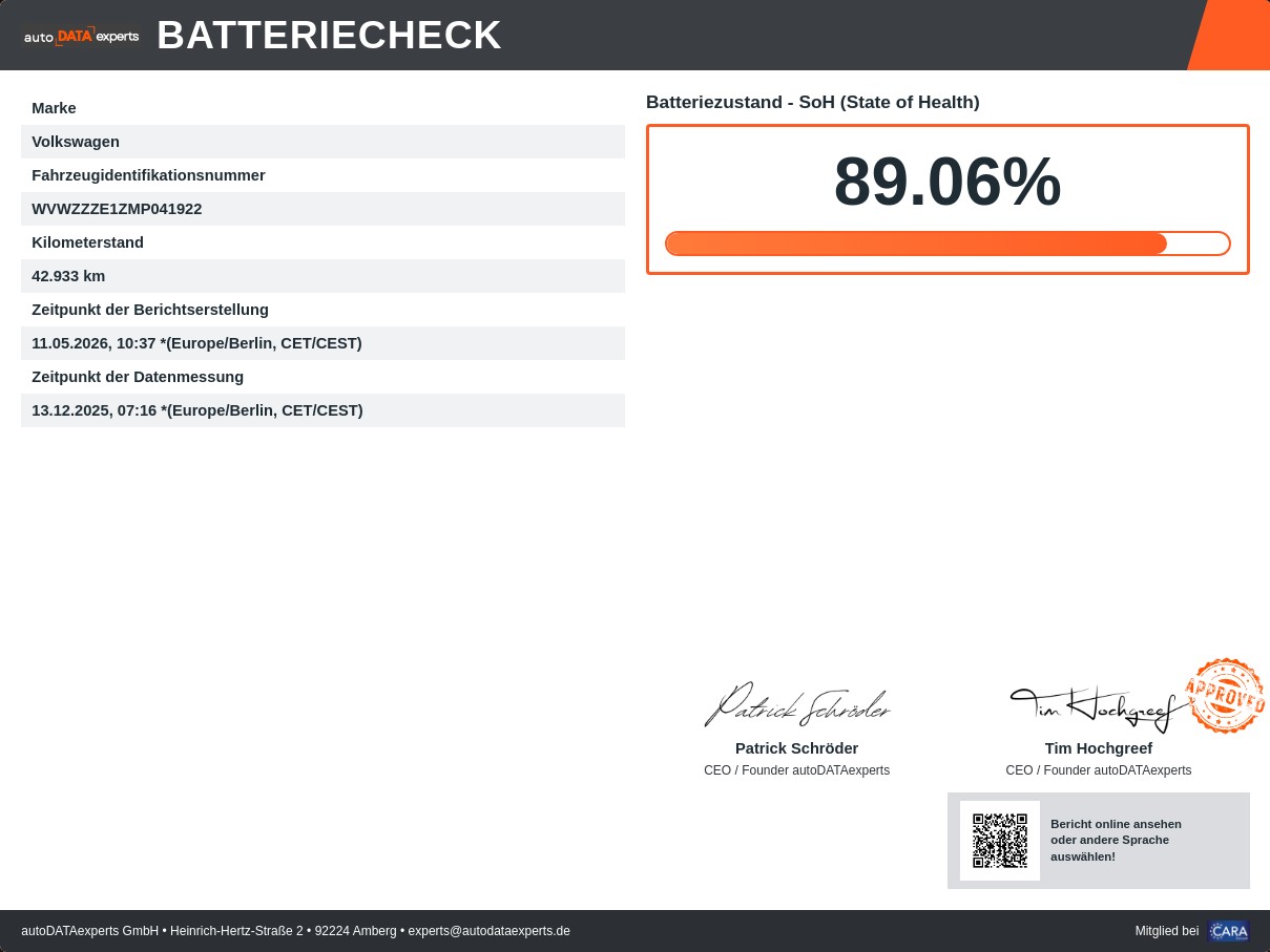 Volkswagen ID.3 Pro Performance BUSINESS WÄRMEPUMPE ALU19 MATRIX