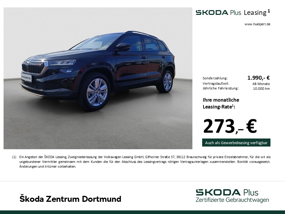 Skoda Karoq 1.5 Selection NAVI AHK SITZHEIZ KAMERA