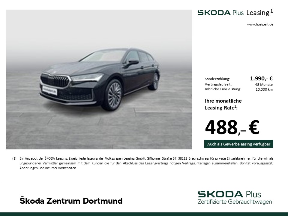 Skoda Superb Combi 1.5 iV L&K LEDER AHK CAM ACC LM18