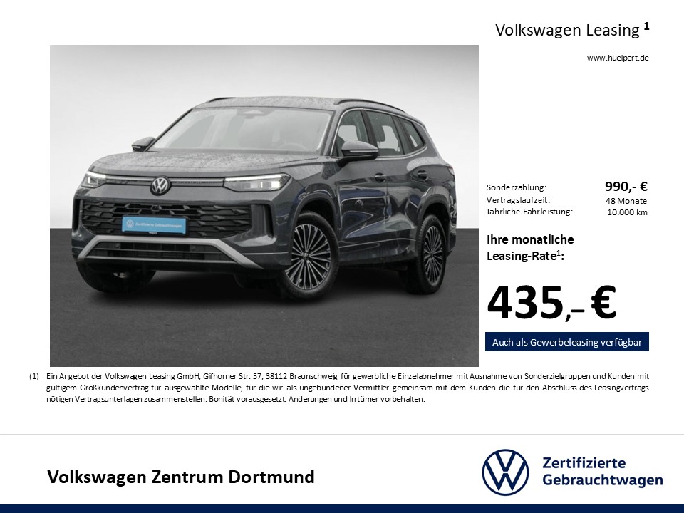 Volkswagen Tayron 2.0 LIFE 4X4 7SITZE AHK 360°CAM ACC LM18