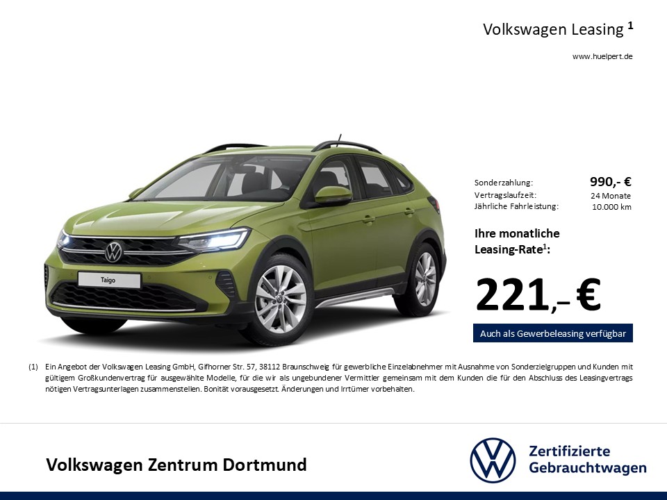 Volkswagen Taigo 1.5 LIFE ACC LM17 NAVI CARPLAY SITZHEIZUNG