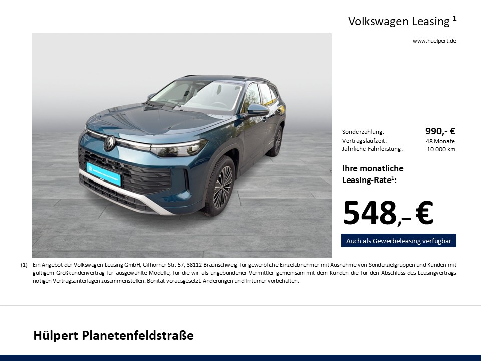 Volkswagen Tayron 2.0 LIFE 4X4 AHK CAM ACC LM18 CARPLAY