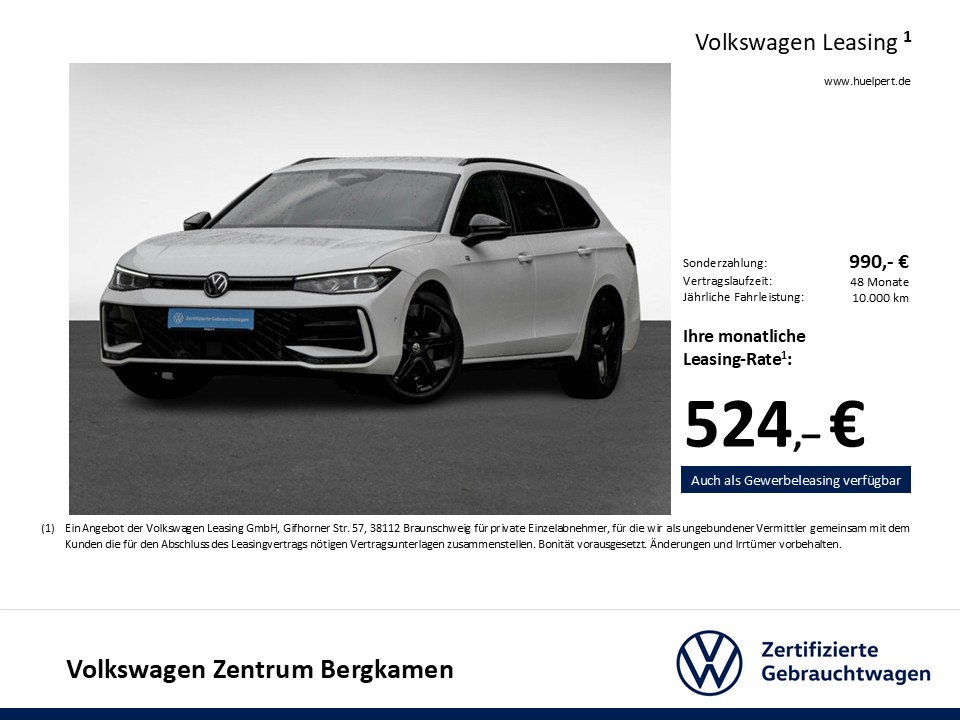 Volkswagen Passat Variant 2.0 R-LINE 4X4 NEUESMODELL AHK 18Z