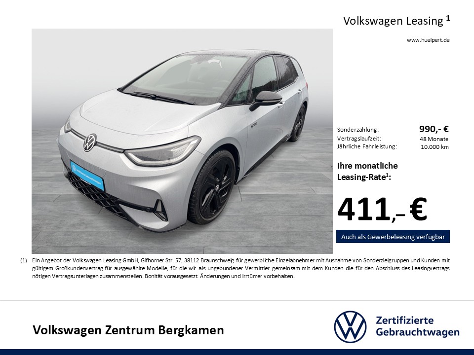 Volkswagen ID.3 GTX WÄRMEPUMPE ACC LM20 NAVI CARPLAY SITZHZ