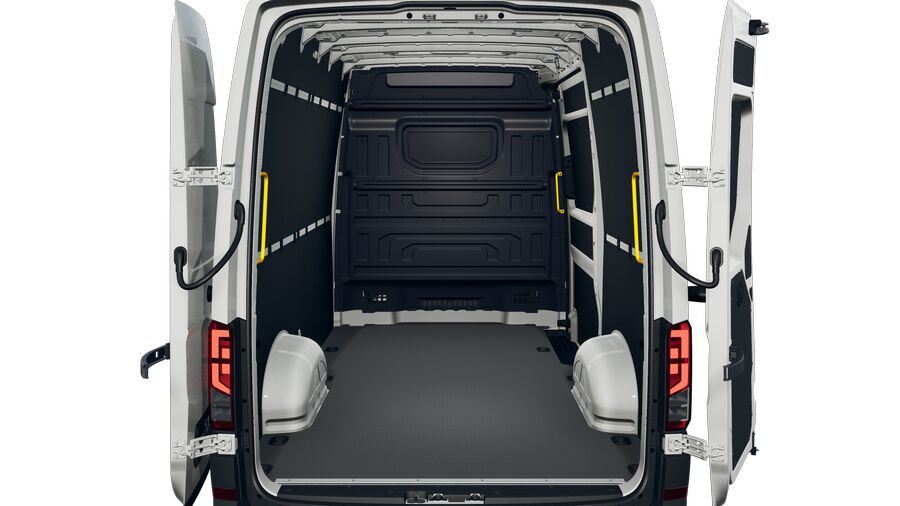 Volkswagen Crafter Kasten 35 Kasten MR HD Holzb. Navi AHK RFK Klima