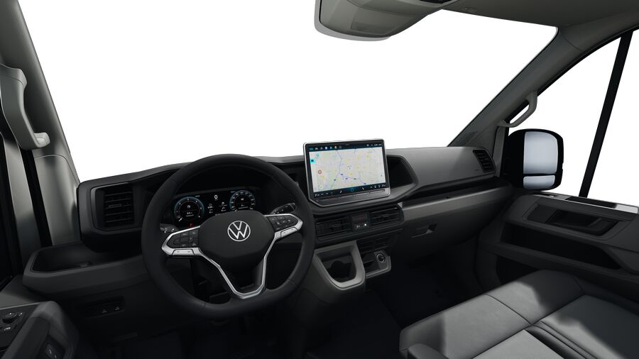 Volkswagen Crafter Kasten 35 Kasten MR HD Holzb. Navi AHK RFK Klima