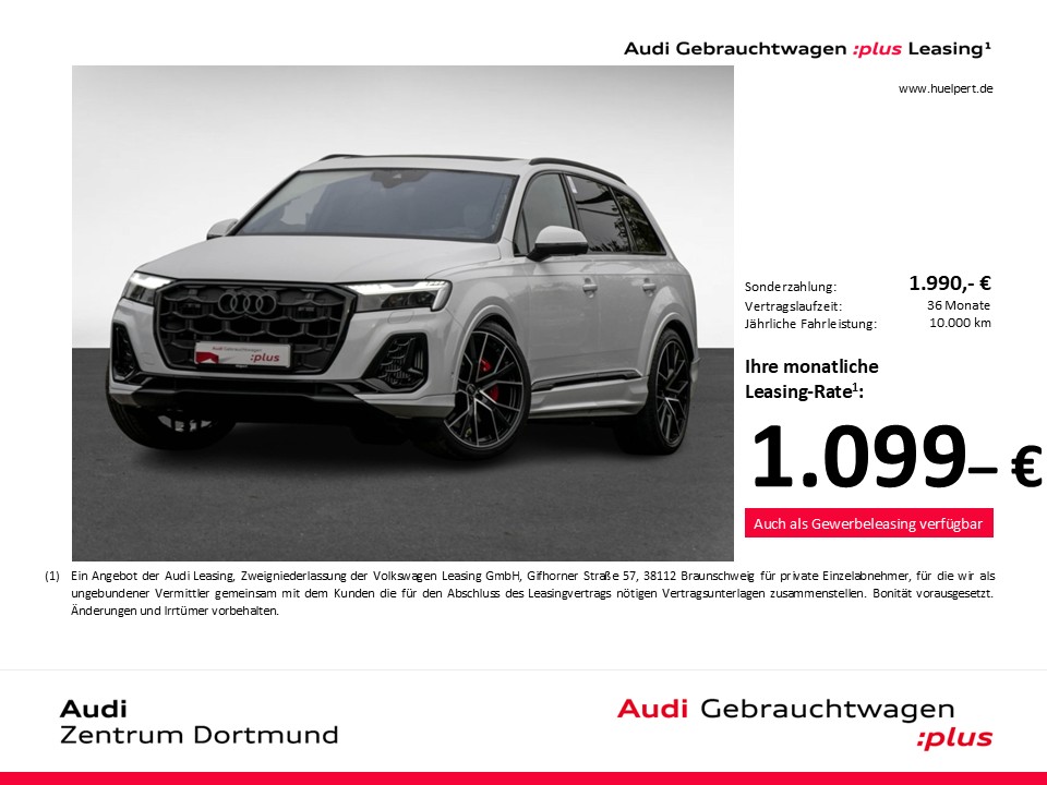 Audi SQ7 quattro BLACKPAK PANO AHK 360°CAM ACC LM22