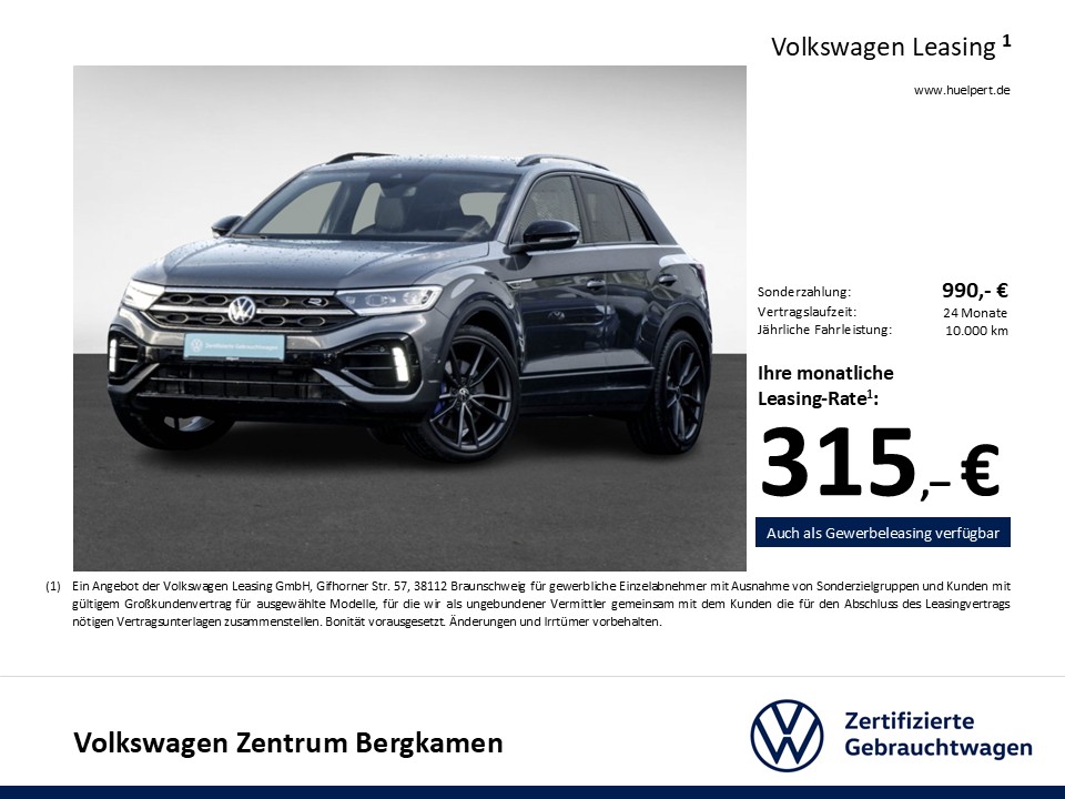 Volkswagen T-Roc 2.0 R BLACK STYLE 4X4 BEATS CAM LM19 NAVI