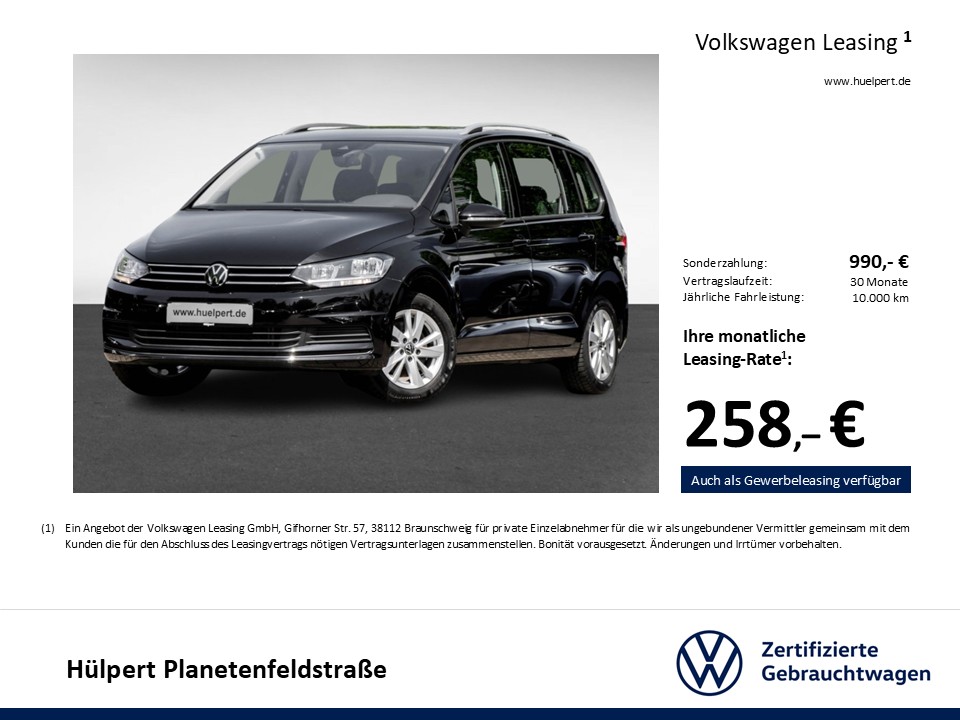 Volkswagen Touran 1.5 COMFORTLINE 7SITZE CAM ACC CARPLAY