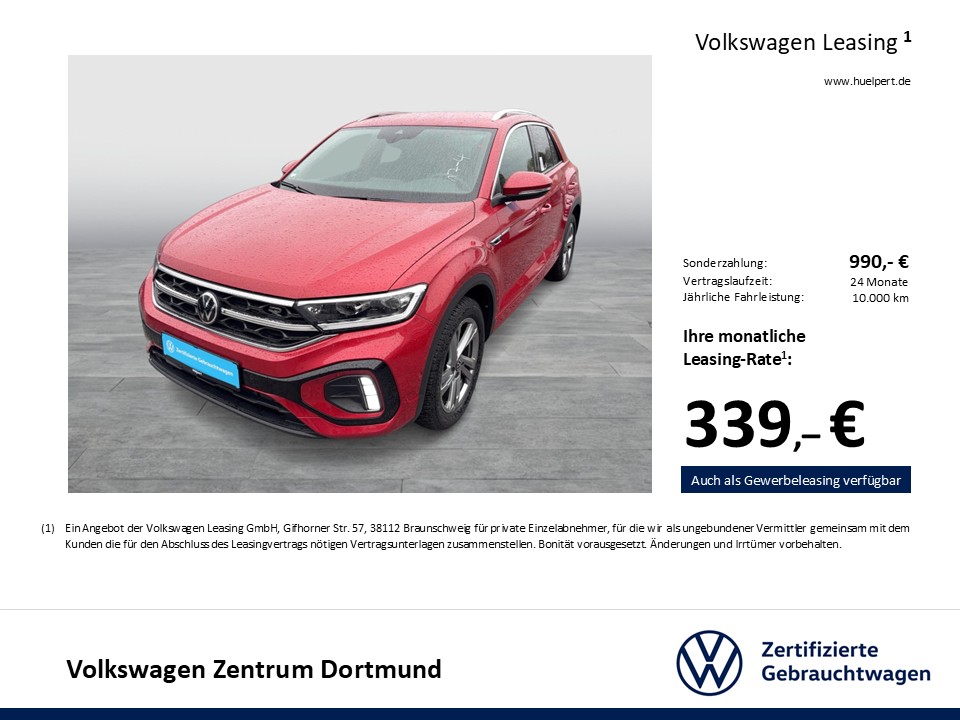 Volkswagen T-Roc 2.0 R-LINE 4X4 AHK CAM ACC LM17 NAVI