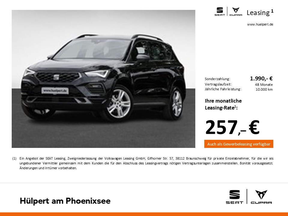 Seat Ateca 2.0 FR BEATS CAM ACC LM18 NAVI SITZHEIZUNG