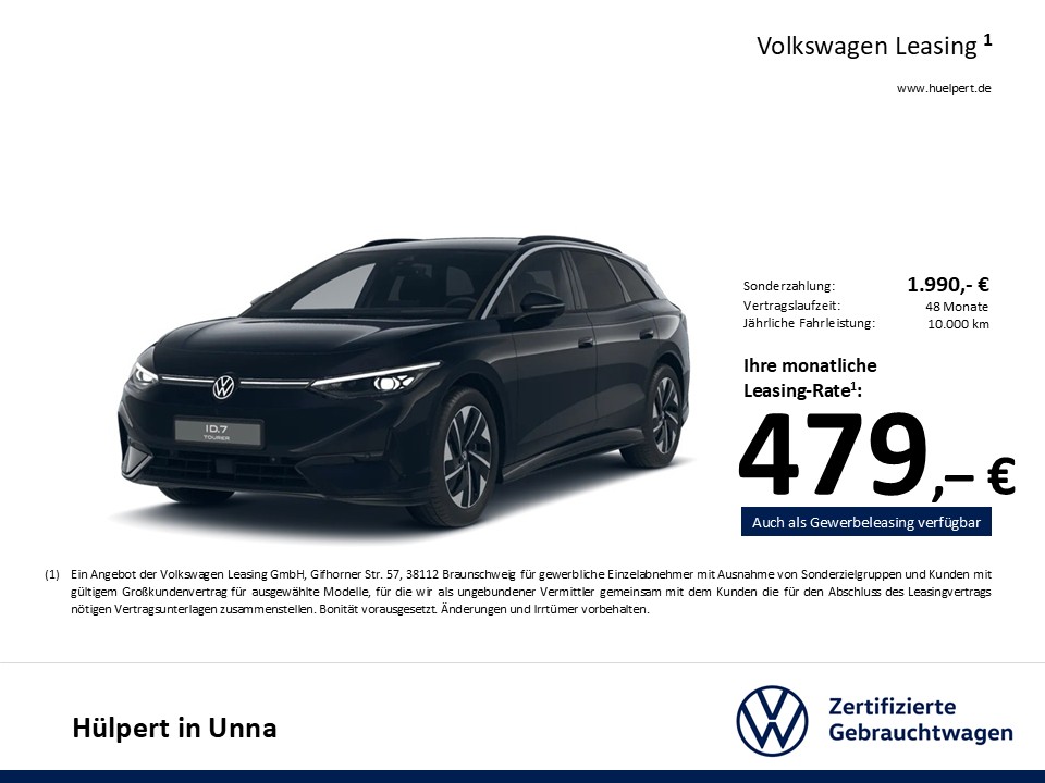 Volkswagen ID.7 Tourer PRO WÄRMEPUMPE AHK 360°CAM ACC LM19