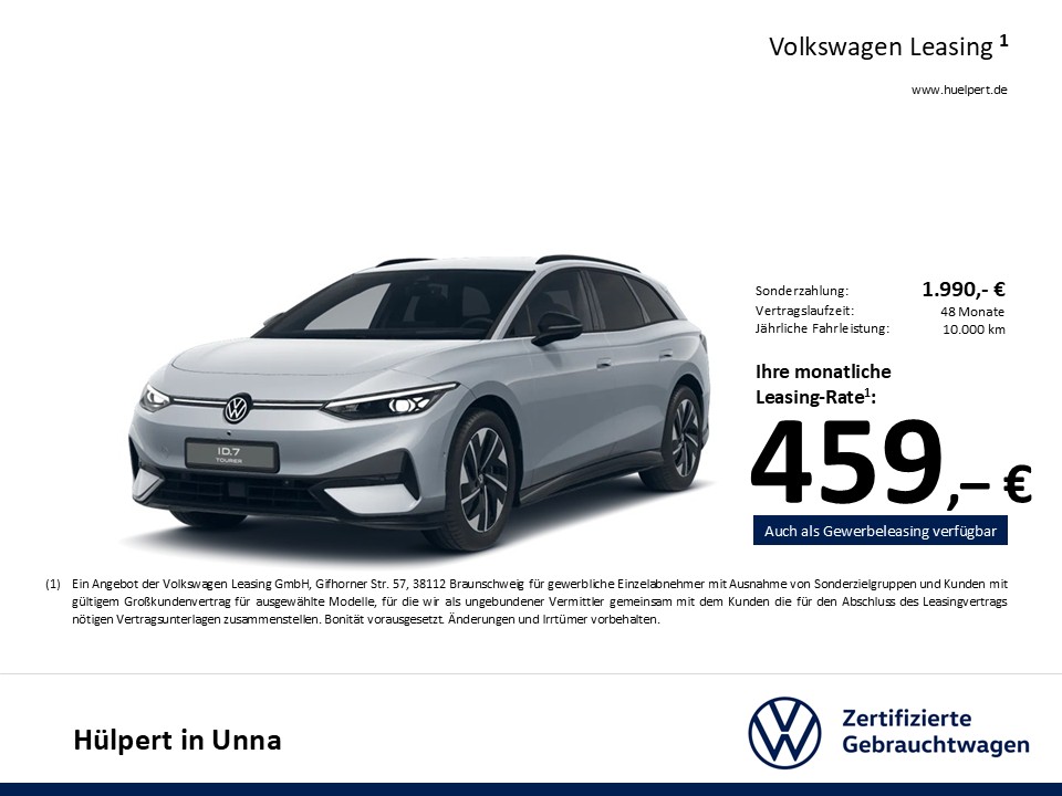 Volkswagen ID.7 Tourer PRO WÄRMEPUMPE AHK 360°CAM ACC LM19