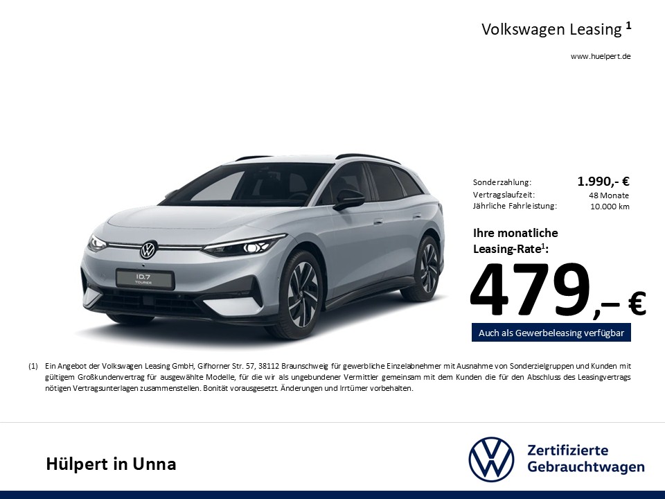 Volkswagen ID.7 Tourer PRO WÄRMEPUMPE AHK 360°CAM ACC LM19
