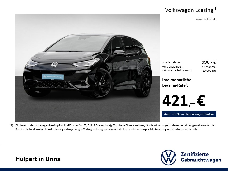 Volkswagen ID.3 GTX PERFORMANCE WÄRMEPUMPE PANO 360CAM LM20