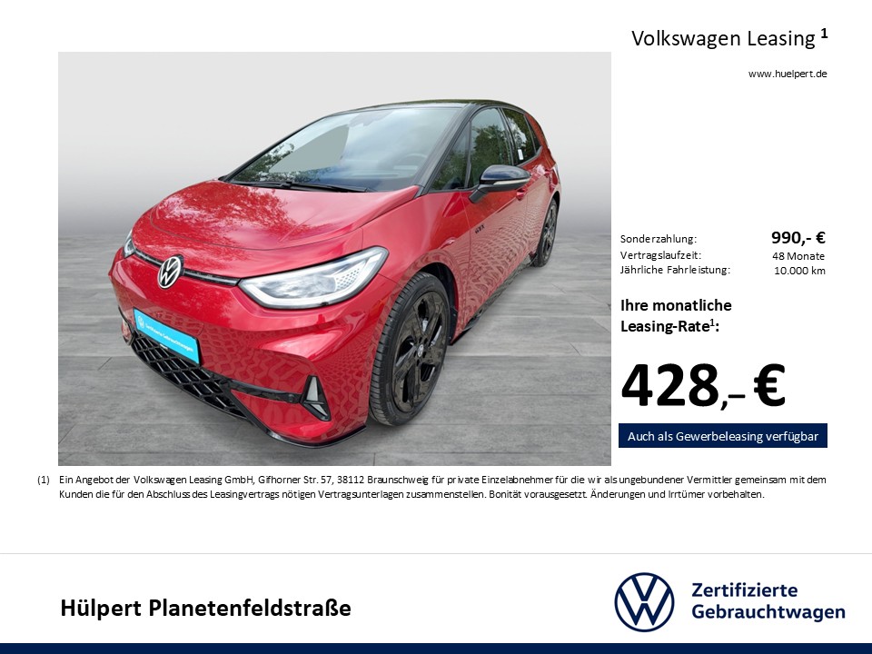 Volkswagen ID.3 GTX PERFORMANCE WÄRMEPUMPE PANO 360CAM LM20