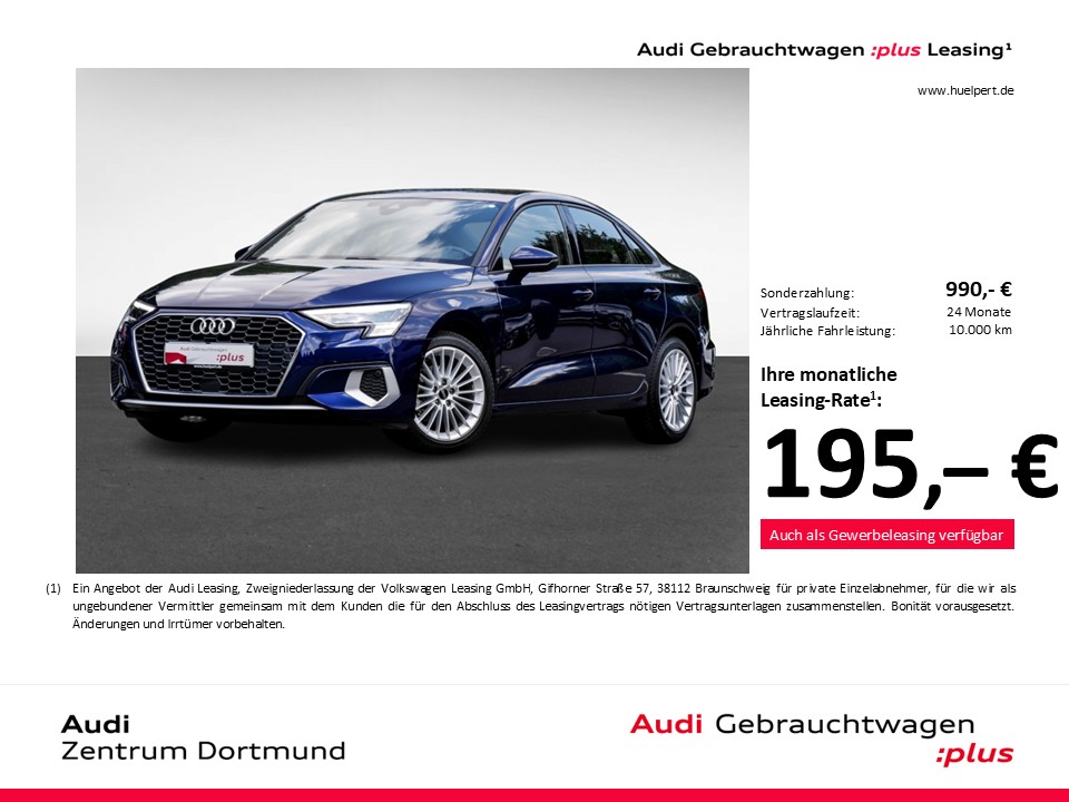Audi A3 35 advanced MATRIXLED NAVI+ LM17 SITZHEIZUNG