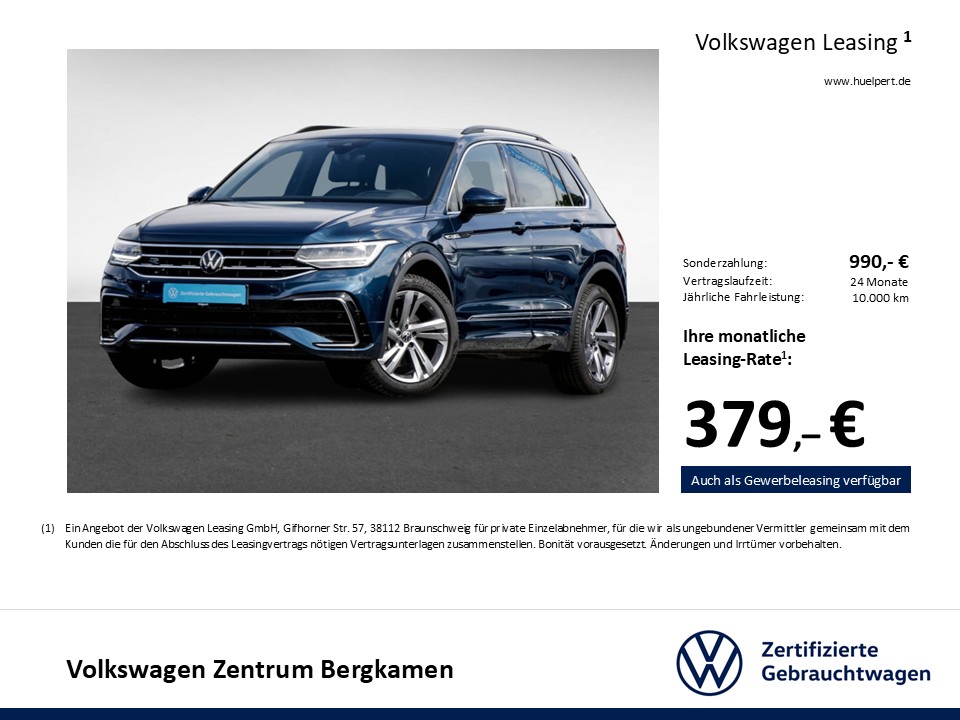 Volkswagen Tiguan 2.0 R-LINE 4X4 AHK CAM ACC LM19 NAVI