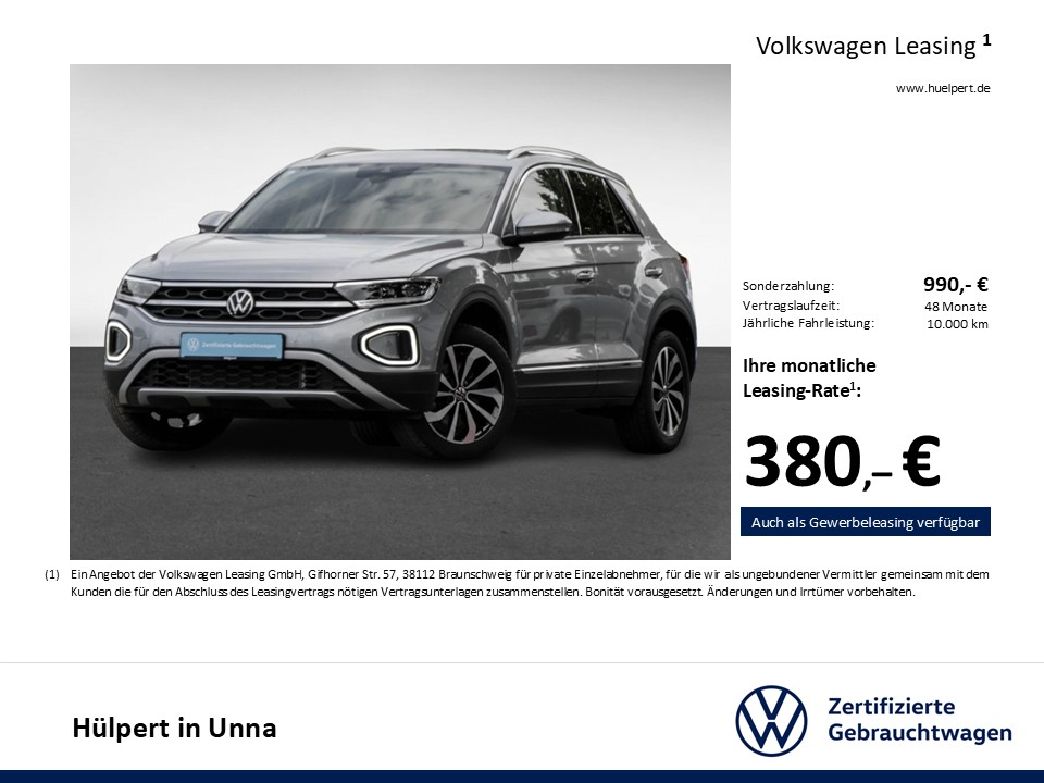 Volkswagen T-Roc 2.0 STYLE 4X4 STANDHZ ACC LM17 NAVI SITZHZ